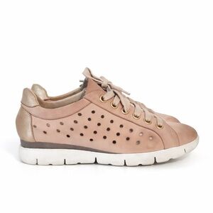 The Flexx Women's blush Pink gold Sneakers 6.5